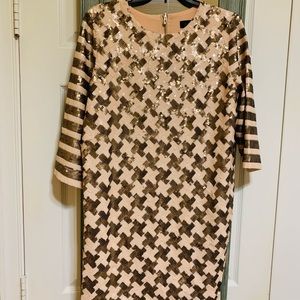 Gold Sequin Dress